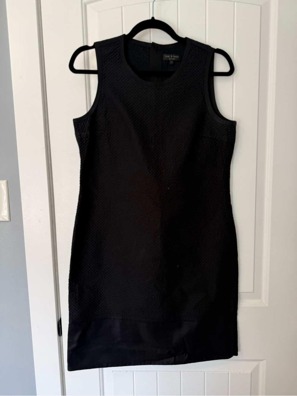 Rag & Bone Zip Textured Jacquard Dress